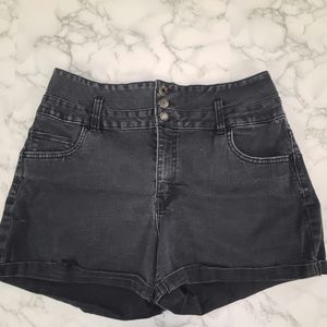 Denim High Waisted Shorts